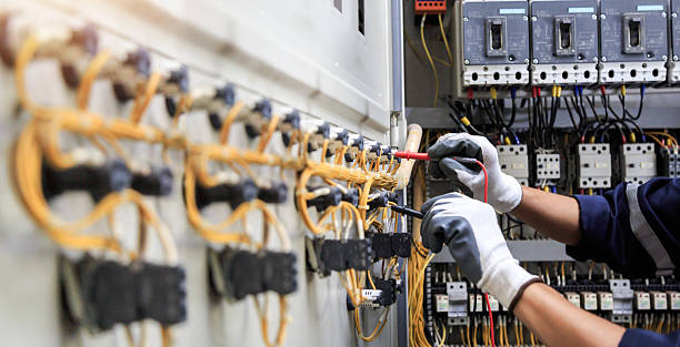 Professional Electrician technician working in Hutchison, VA